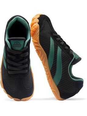 Black & Teal Men's Athletic Shoes